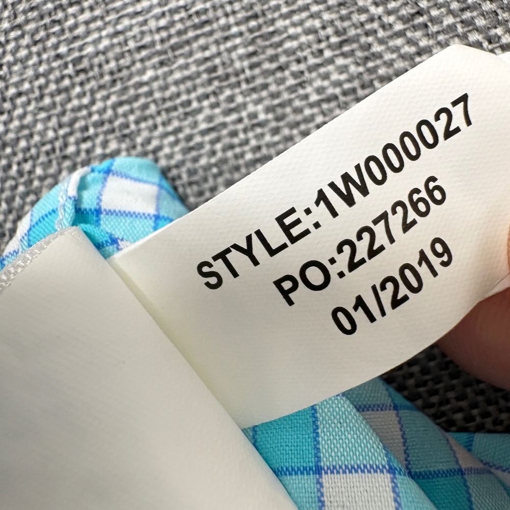 Vineyard Vines‎ Performance Classic Fit Tucker Shirt Mens XL Gingham Blue - Picture 10 of 10
